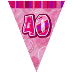 Guirnalda Nº 40 Rosa Brillante
