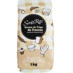 Harina de Trigo Fuerza 1 Kg - Santa Rita
