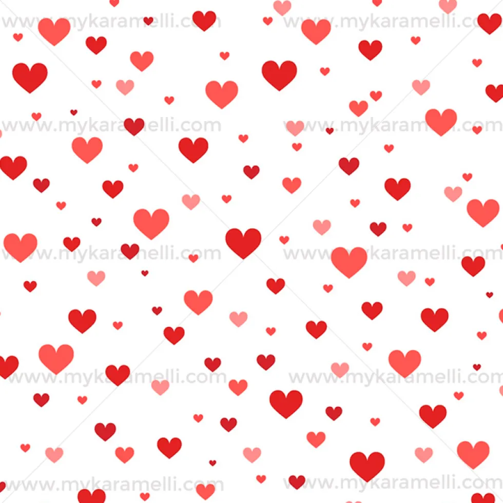 Impresión en Papel de Azúcar Corazón B