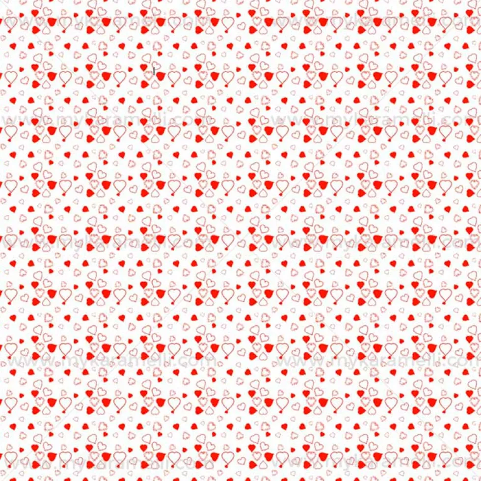 Impresión en Papel de Azúcar Corazón C