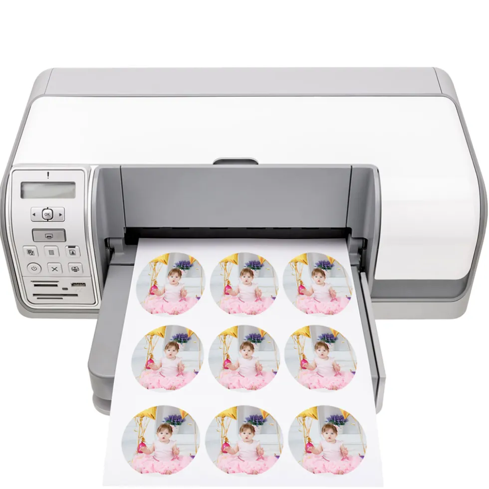 Impresión Personalizada en Papel de Azúcar para Galletas Sin Edición