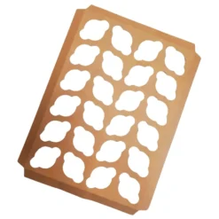 Inserts para 24 Cupcakes de Cartón Color Kraft