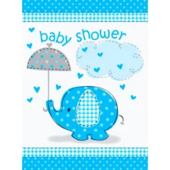 Invitaciones Baby Shower Elefante Azul