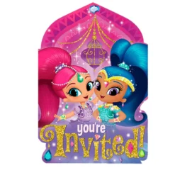Invitaciones Cumpleaños Shimmer y Shine