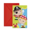 Invitaciones de Cumpleaños Tesoro Pirata