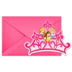 Invitaciones Princesas Disney Modelo B