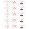 Juego 15 Impresiones Papel de Azúcar Logo San Valentín B 5 cm