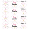 Juego 12 Impresiones Papel de Azúcar Logo San Valentín D 6 cm