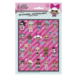 Juego 80 Pegatinas LOL Surprise!