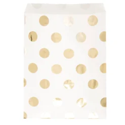Juego de 8 Bolsas para Chuches Lunares Oro