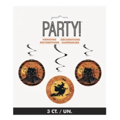 Juego de 3 Decoraciones Colgantes Luna Llena