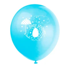 Juego de 8 Globos Elefante Azul