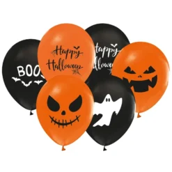 Juego de 8 Globos Halloween