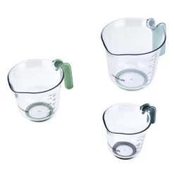 Juego de 3 Jarras Medidoras Apilables - Kitchen Craft