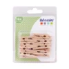 Juego de 16 Mini Pinzas de Madera