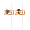 Juego de 4 Pajitas de Papel Toy Story