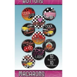 Juego de 10 Pins Rock and Roll