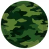Juego de 8 Platos Camuflaje Militar 23 cm