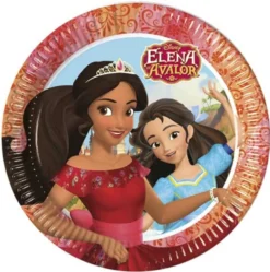 Juego de 8 Platos Elena de Avalor 23 cm