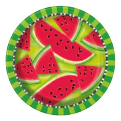 Juego de 8 Platos Sandía 22 cm