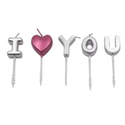 Juego de Velas I Love You