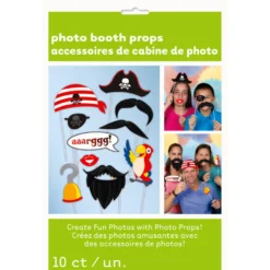 Juego de10 accesorios para Photocall Pirata