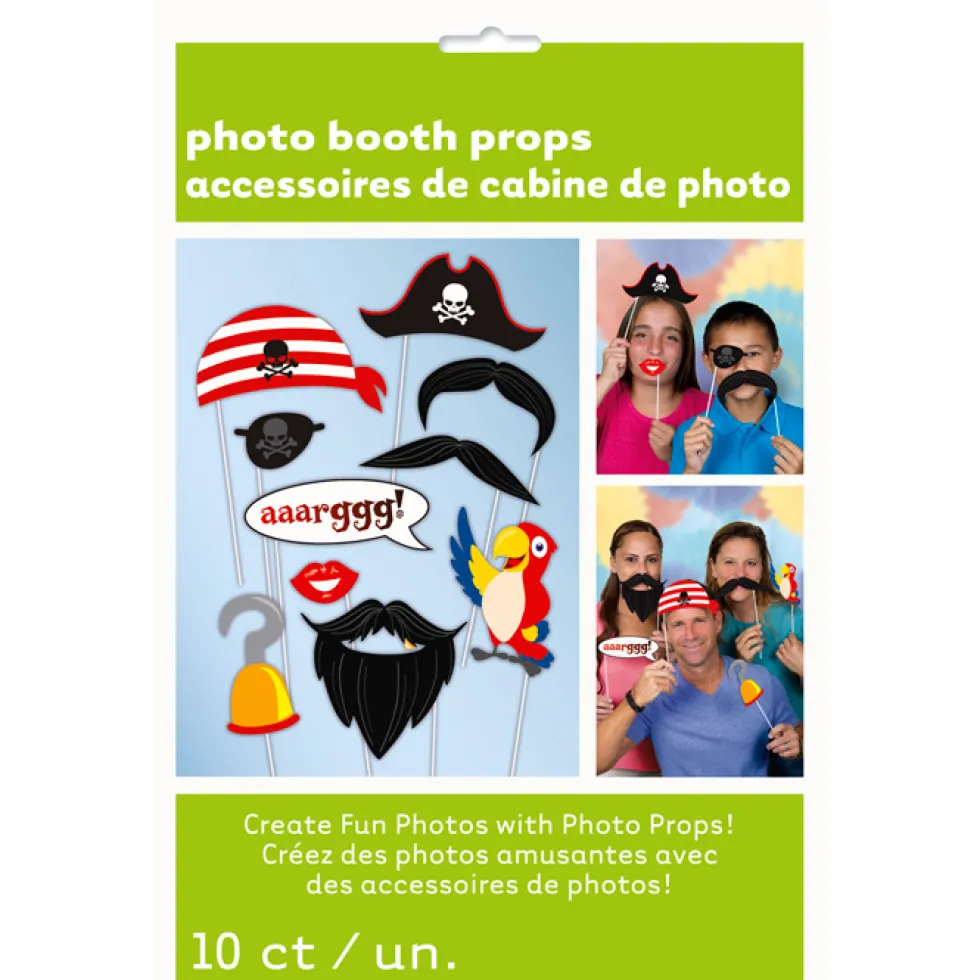 Juego de10 accesorios para Photocall Pirata