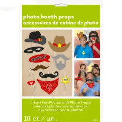 Juego de 10 accesorios para Photocall Oeste