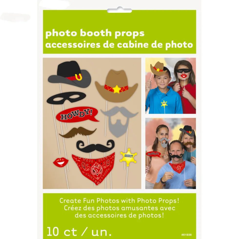 Juego de 10 accesorios para Photocall Oeste