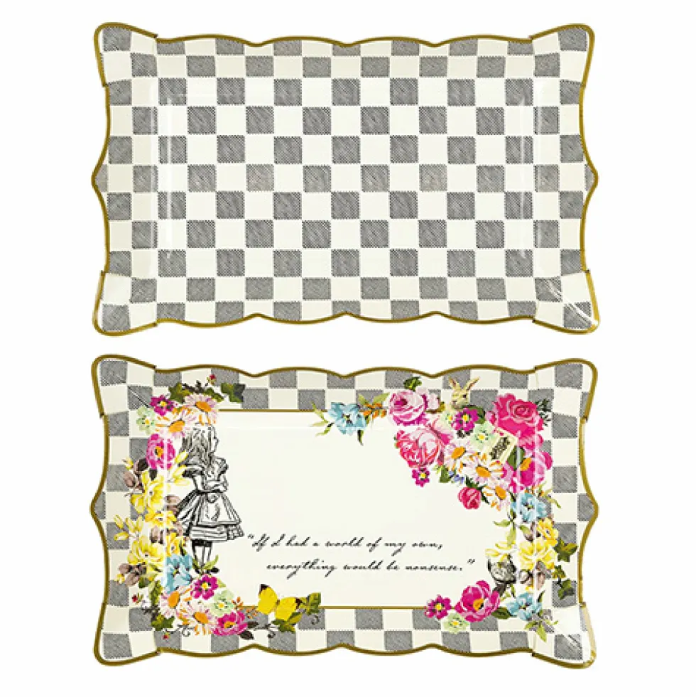 Juego de 4 bandejas para dulces Truly Alice