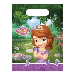 Juego de 6 bolsas para chuches Princesa Sofía