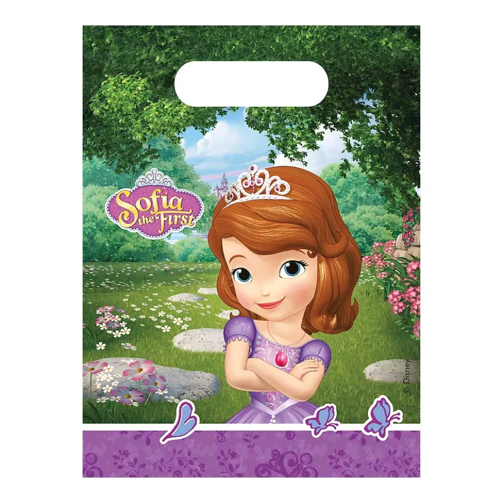 Juego de 6 bolsas para chuches Princesa Sofía