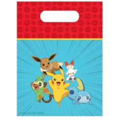 Juego de 6 Bolsas para Chuches Pokémon
