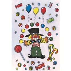 Juego de 100 Bolsas Transparentes con Dibujos 20 x 30 cm
