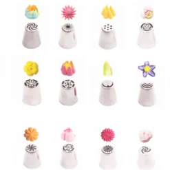 Juego de 12 Boquillas Rusas modelo 3