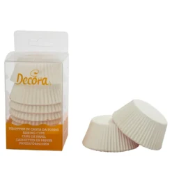 Juego de 75 Cápsulas Blancas para Hornear - DECORA