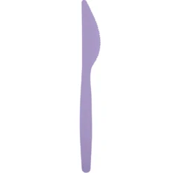 Juego de 20 Cuchillos de Plástico Lila