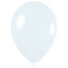 Juego de 12 Globos Blanco Mate 30 cm