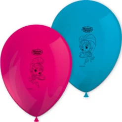 Juego de 8 Globos de látex Shimmer & Shine