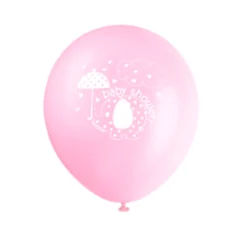 Juego de 8 Globos Elefante Rosa