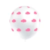 Juego de 8 Globos Nubes Rosas
