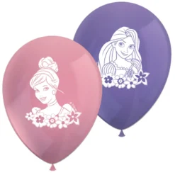 Juego de 8 Globos Princesas Disney