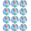 Juego de 12 impresiones Elsa en papel de azúcar