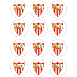 Juego de 12 Impresiones en Papel de Azúcar Sevilla