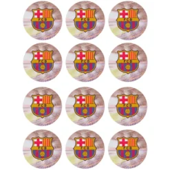 Juego de 12 Impresiones en Papel de Azúcar Barcelona Modelo B