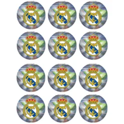 Juego de 12 Impresiones en Papel de Azúcar Madrid Modelo B