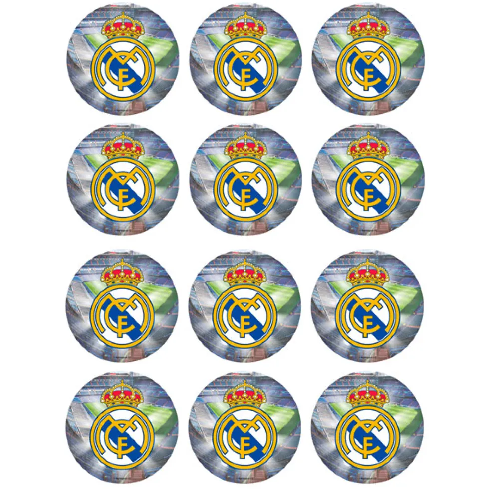 Juego de 12 Impresiones en Papel de Azúcar Madrid Modelo B