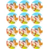 Juego de 12 Impresiones en Papel de Azúcar Animales de la Granja