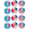 Juego de 12 Impresiones en Papel de Azúcar Shimmer & Shine