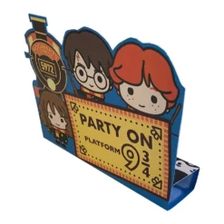 Juego de 8 Invitaciones de Cumpleaños Harry Potter